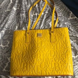 Yellow Dooney and Bourke tote